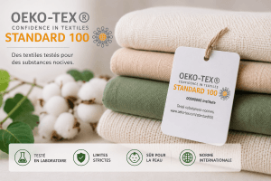 OEKO-TEX Standard 100 pour des produits textiles testés contre les substances nocives