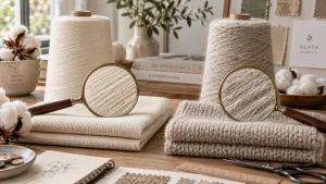 Comparaison entre fil peigné et fil cardé pour comprendre leur différence de qualité textile